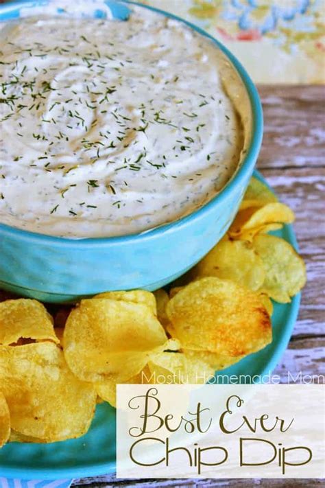 Chip Dip Using Mayo