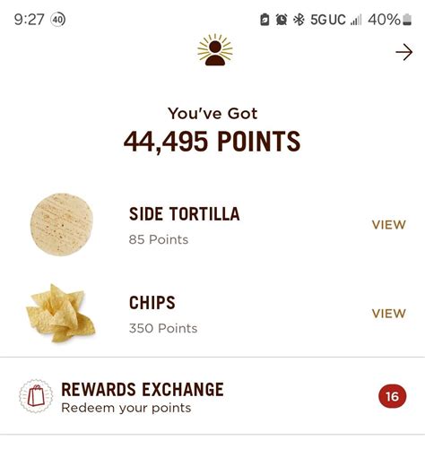 Chipotle App Not Counting Points
