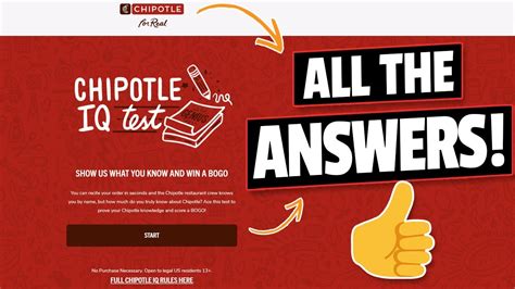 chipotle iq test