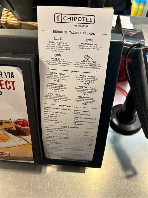 Chipotle Menu London