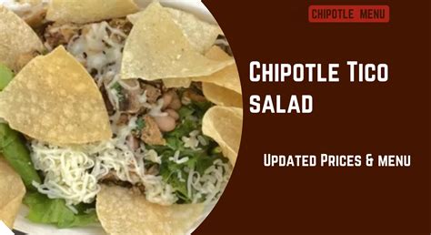 Chipotle Menu Taco Salad