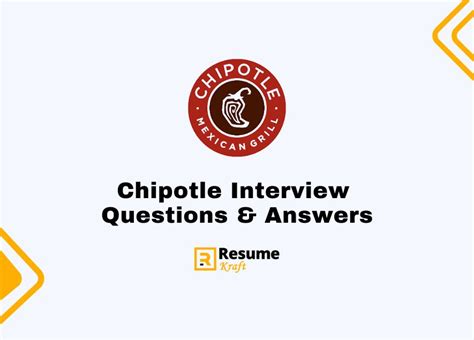 Chipotle Second Interview Questions