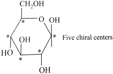 chiral carbons in beta d glucose