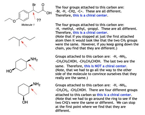 chiral centers on an aromatic ring