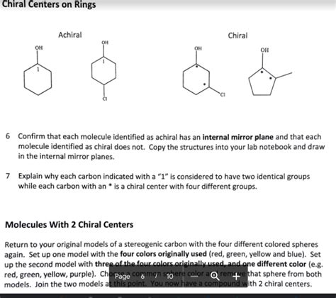 chirality centers in rings