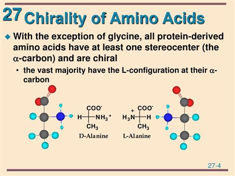 chirality in amino acids