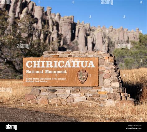 chiricahua national monument sign