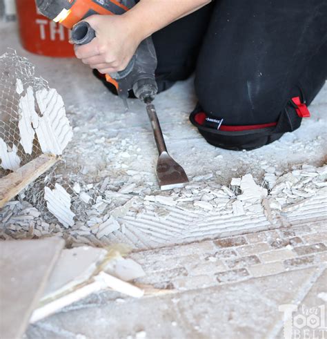 Chisel Hammer To Remove Tile