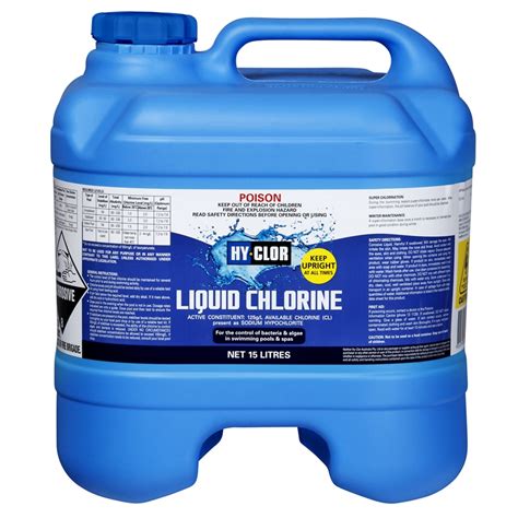 Chlorine For Pool Liquid