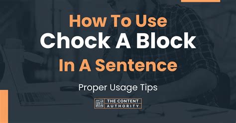 Chock-A-Block Use In Sentence