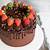 chocolate and strawberry birthday cake ideas