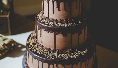 Chocolate Cake Wedding Designs A Bridal I Love The Decorations On This!!