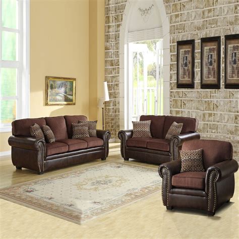 List Of Chocolate Chenille Sofa Set For Small Space