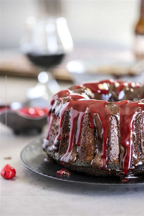 Chocolate Bundt Cake With Cherry Pie Filling