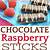 chocolate covered raspberry sticks recipe