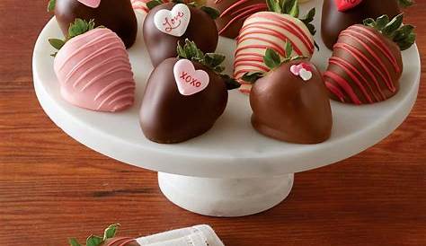 Chocolate Strawberries Valentines Day Delivery Valentine's Covered Hickory Farms