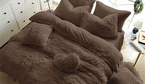 Teddy Bear Fleece Warm & Cozy Bedding Bedroom Collection (Charcoal