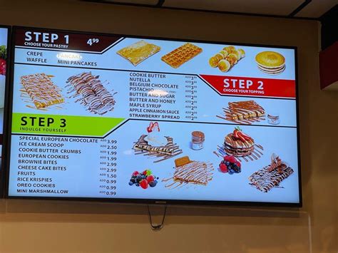 Chocolate Bash Claremont Menu