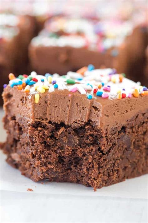chocolate brownie with frosting recipe