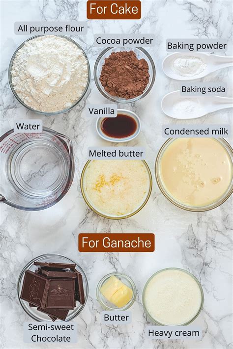 Chocolate Cake Ingredients Without Egg
