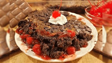 Chocolate Cherry Dump Cake From Scratch