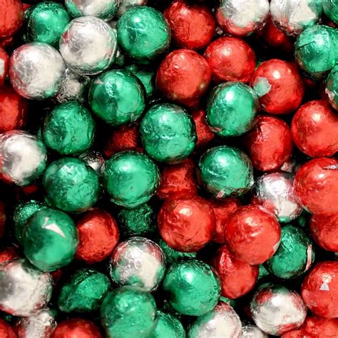 chocolate christmas balls candy