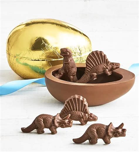 Chocolate Egg With Dinosaurs Inside