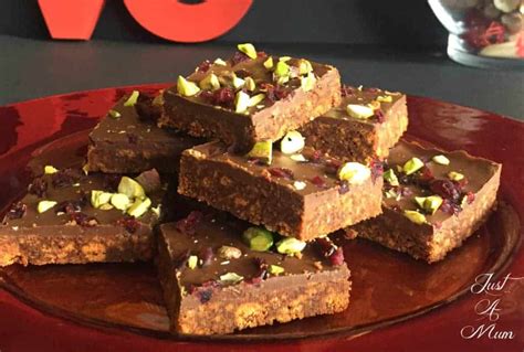 Chocolate Fudge Slice With Wine Biscuits