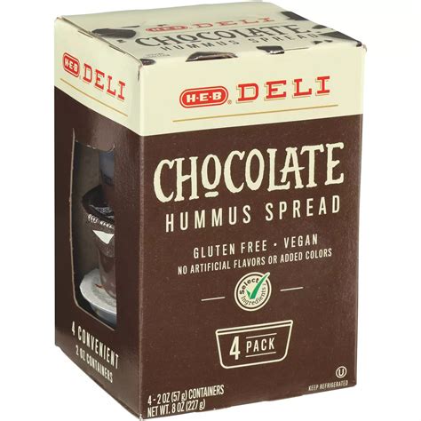 Chocolate Hummus Spread Heb