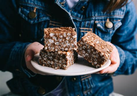 Healthy Chocolate Rice Bubble Slice Recipe (No Bake) Simplify Create Inspire