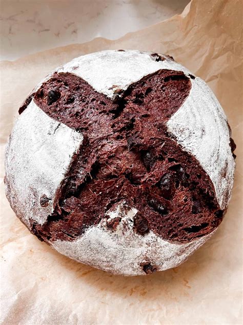 chocolate sourdough bread