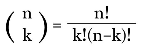 Choose Function Formula Math