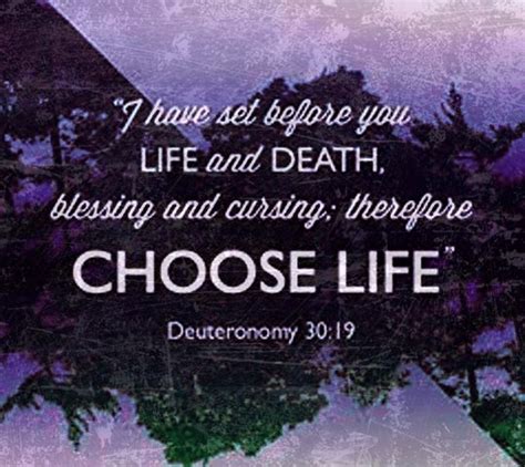 choose this day life or death kjv