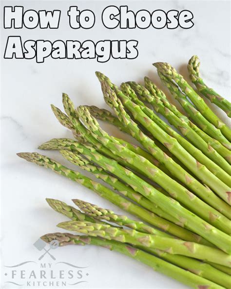 choosing asparagus spears