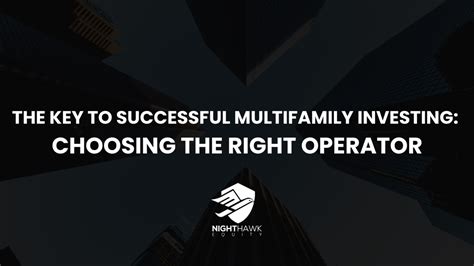 Choosing the right operator