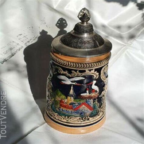 CHOPE ALSACIENNE EN GRES 1 LITRE HT 19.50CM Tigrebock