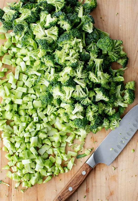 Chopped broccoli florets