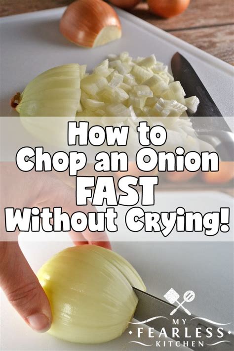 Chopping Onions Fast