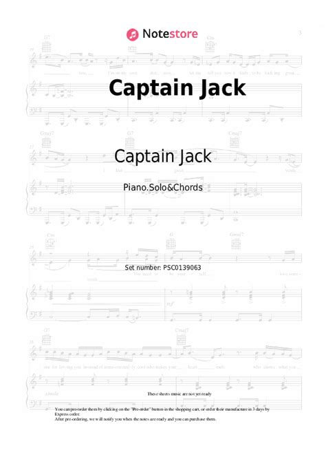Chord Captain Jack