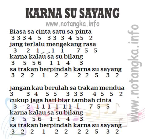 chord lagu karna su sayang