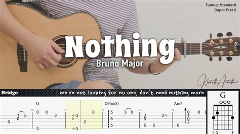 chord lagu nothing bruno major