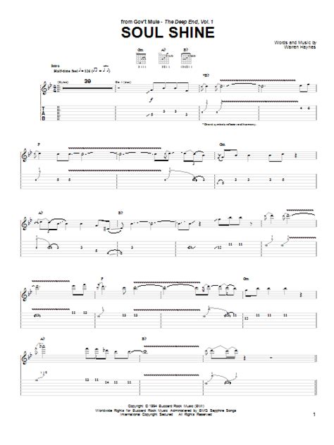 chords for soulshine allman brothers