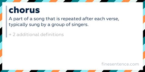 Chorus Definition In Science