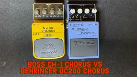 Chorus Pedal Vs