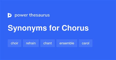 Chorus Synonym