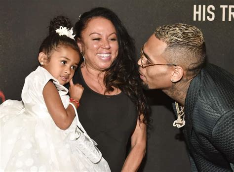 chris brown kids mother