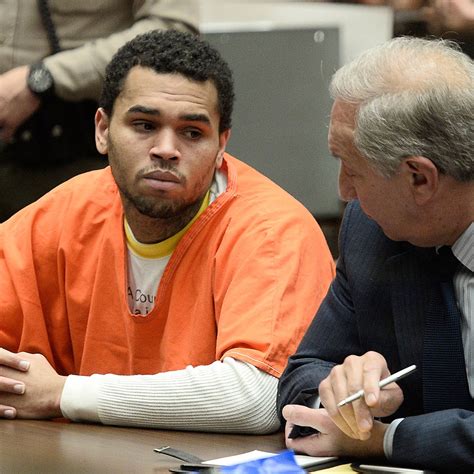 chris brown prison