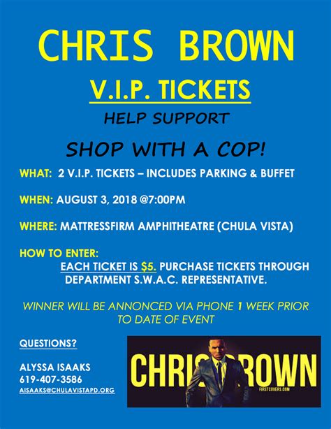 chris brown tickets price