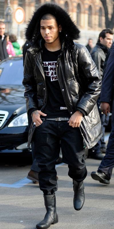 chris brown winter fashion