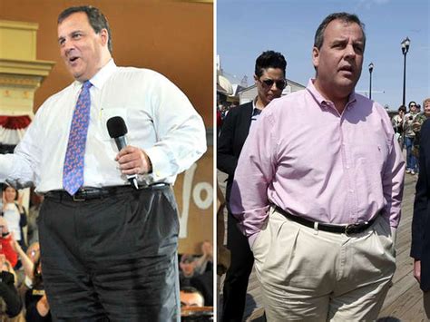 chris christie gained back weight